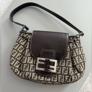 Fendi Zucca Baguette Bag